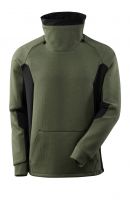 MASCOT-Sweatshirt, Stehkragen, 380 g/m, moosgrn/schwarz