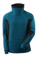 MASCOT-Sweatshirt, Stehkragen, 380 g/m, dunkelpetroleum/schwarz