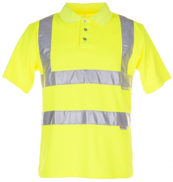 PLANAM Polo-Shirt uni Warn-Schutz-Bekleidung, gelb