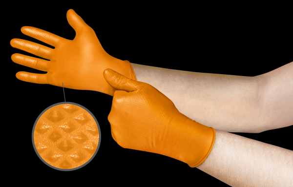 ANSELL-Nitril-Handschuhe, Puderfrei, Beidhndig tragbar, Wandstrke: 0,13 mm, Lnge: 240 mm