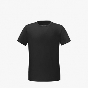 SCHFFEL-T-Shirt aus BIO-Baumwolle, Schwarz