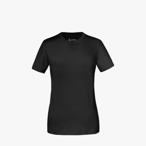 SCHFFEL-Damen-T-Shirt aus BIO-Baumwolle, Schwarz