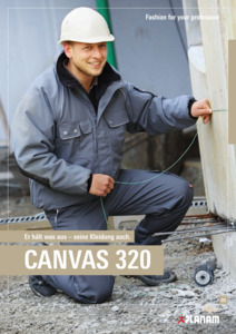Planam<br/><strong>Canvas 320</strong><br/>2018/23 Katalog