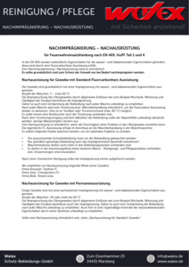 Watex Nachimpraegnierung-Feuerwehrartikel Katalog