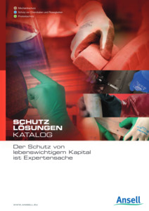 Ansell Schutz L�sungen Katalog Katalog